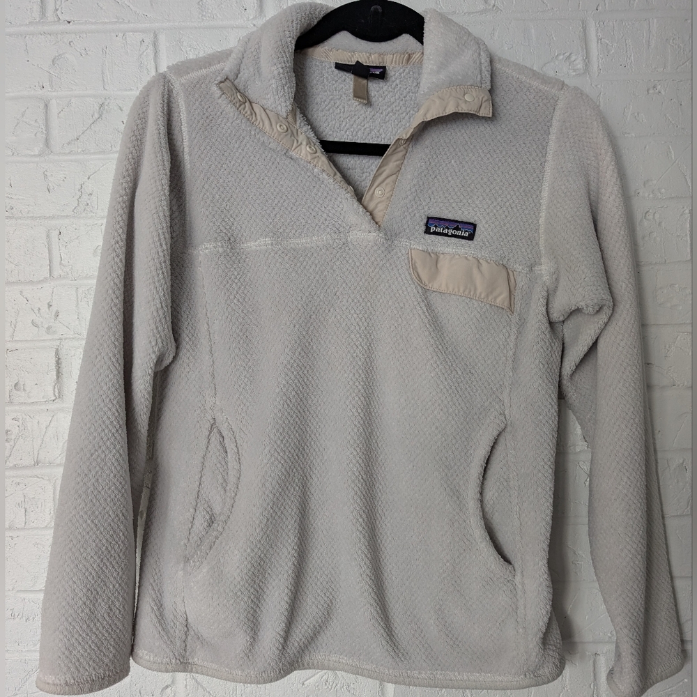 Patagonia Snap-T Cream Fleece Pullover